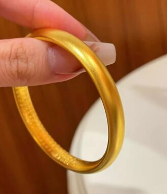 24K gold-plated Hundred Blessings Bracelet