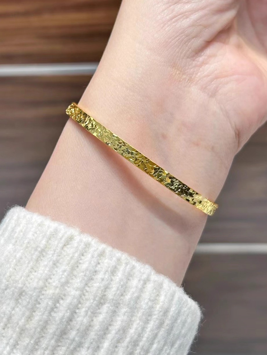 24K gold-plated Broken Ice Ice Bracelet 4N - Image 3