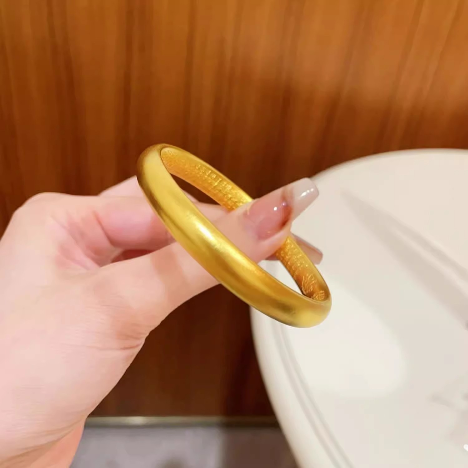 24K gold-plated Hundred Blessings Bracelet - Image 5