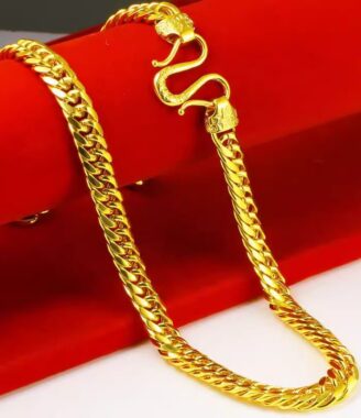 24K Gold-Plated Boss Necklace K8
