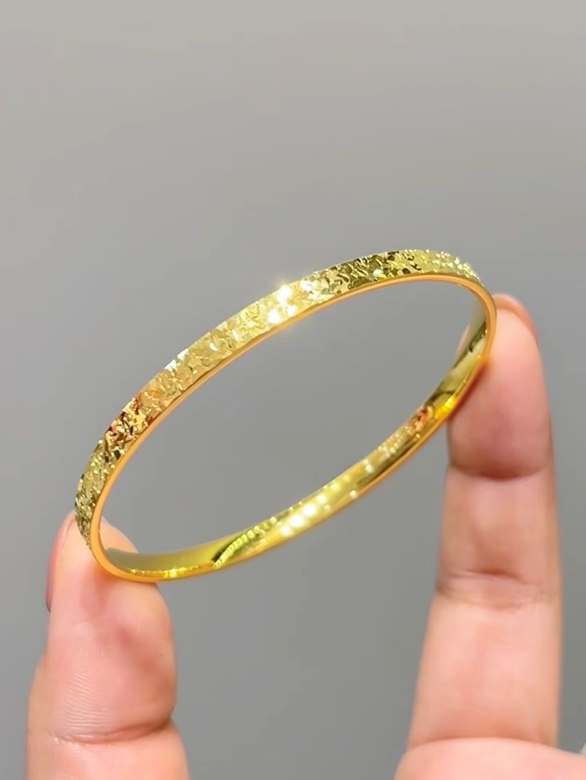 24K gold-plated Broken Ice Ice Bracelet 4N - Image 4