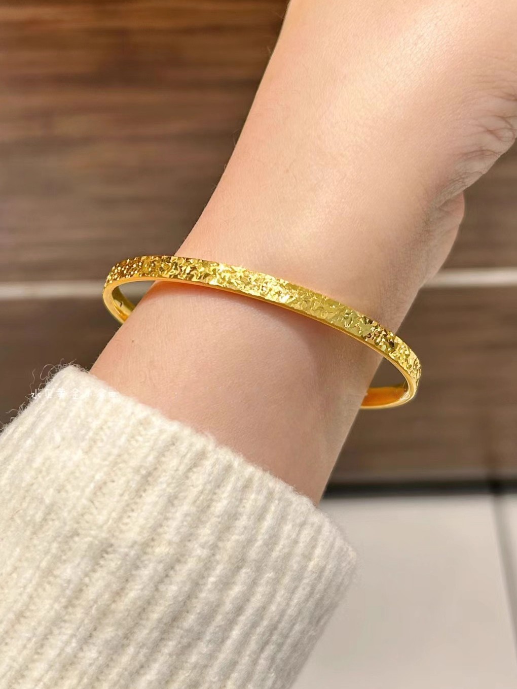 24K gold-plated Broken Ice Ice Bracelet 4N - Image 5