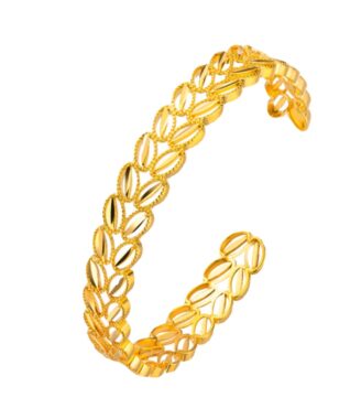 24K gold-plated wheat ear bracelet