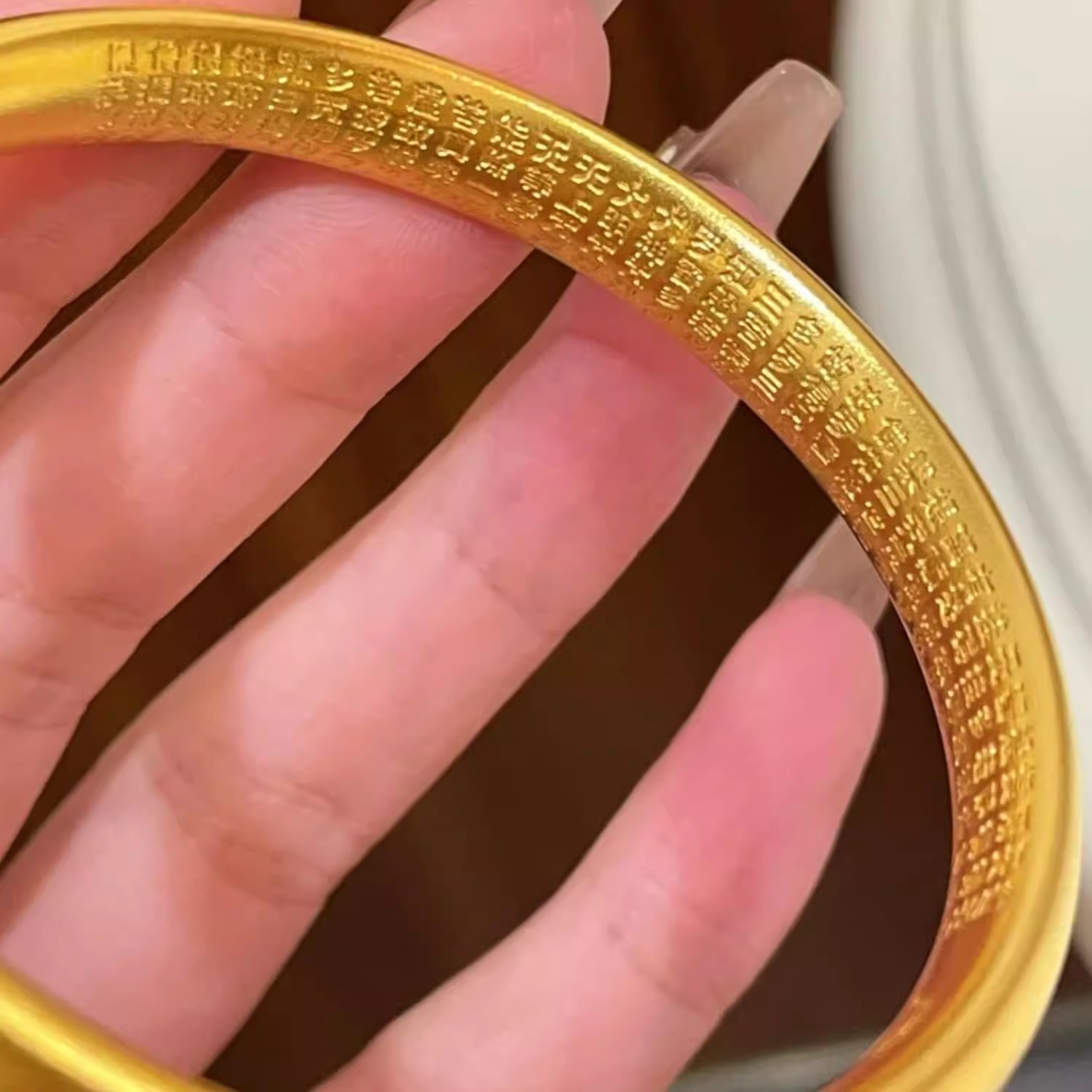 24K gold-plated Hundred Blessings Bracelet - Image 3