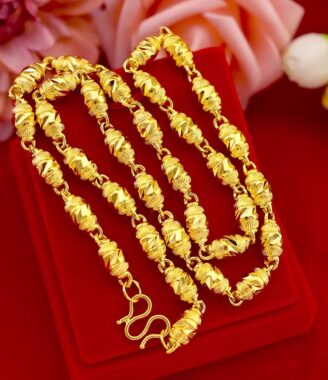 24K Gold-Plated Olive Chain K6