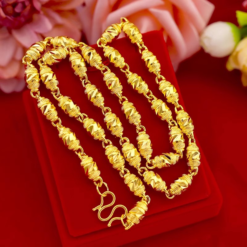 24K Gold-Plated Olive Chain K6