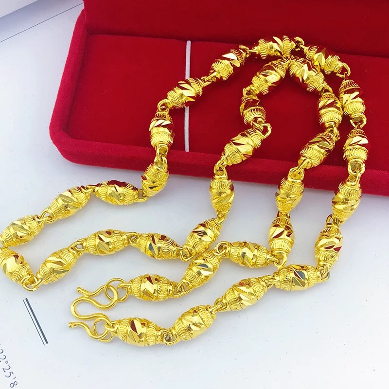 24K Gold-Plated Olive Chain K6 - Image 2