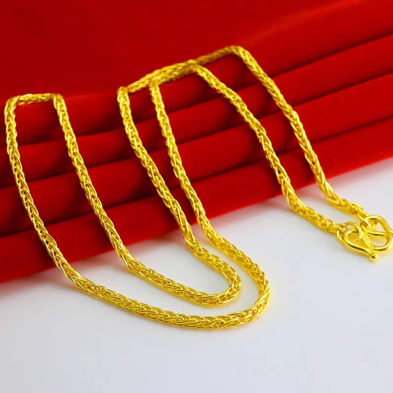 24K gold-plated Chopin Thin Chain - Image 2