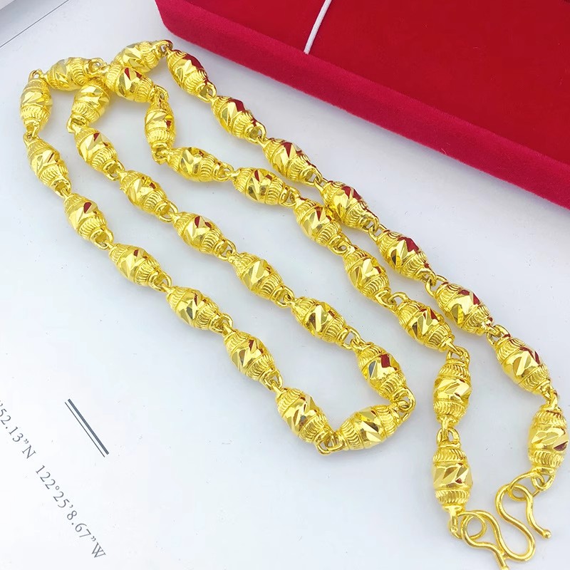 24K Gold-Plated Olive Chain K8 - Image 4