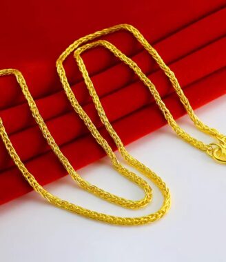 24K gold-plated Chopin Thin Chain